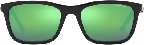 نظارات شمسية للأطفال من ARNETTE بإطار أسود غير لامع، عدسات مستقطبة للماء باللون الرمادي الداكن، 51 ملم in Kuwait