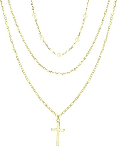 Evabelle Pearl Necklace Enamel Vintage Butterfly Necklace Dragonfly Leaf Flower Gold Necklace for Women 14K Gold Plated Cubic Zirconia Choker Necklace Pendant Halloween Christmas Earrings Jewelry Gifts Birthday Anniversary in Kuwait