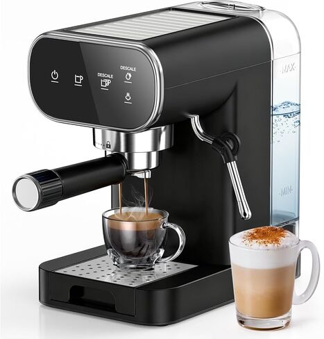 خدمة واحدة من صانع القهوة لكوب K والقهوة المطحونة ، Fast Brew One Cup Coffee Machine مع تذكير التذمر ونافذة الماء ، من 6 إلى 12 أوقية. أحجام المشروب in Kuwait