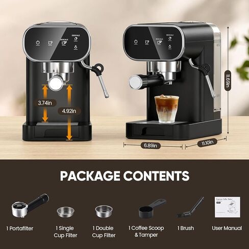 خدمة واحدة من صانع القهوة لكوب K والقهوة المطحونة ، Fast Brew One Cup Coffee Machine مع تذكير التذمر ونافذة الماء ، من 6 إلى 12 أوقية. أحجام المشروب in Kuwait