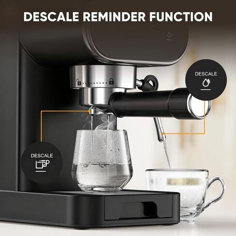 خدمة واحدة من صانع القهوة لكوب K والقهوة المطحونة ، Fast Brew One Cup Coffee Machine مع تذكير التذمر ونافذة الماء ، من 6 إلى 12 أوقية. أحجام المشروب in Kuwait
