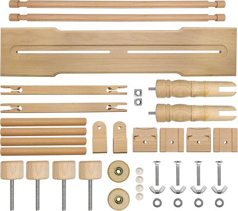 إطار التمرير النسيجي المطرز، إطار الغرز المتقاطعة، حامل طوق التطريز من خشب الزان الطبيعي، سهل الاستخدام، لوازم غرز متقاطعة لمشاريع التطريز الفنية الحرفية in Kuwait