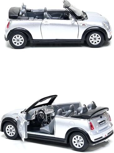 KiNSMART Mini Cooper S 5inch 1:28 Scale Die Cast Metal Model Toy Cars Yellow with British Flag in Kuwait