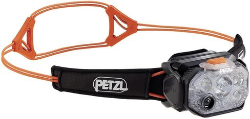 PETZL Swift RL Headlamp Orange, 1100 lumens with Reactive Lighting in Saudi Arabia