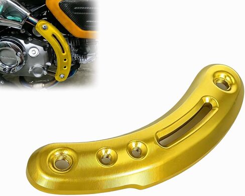 Compatible With Honda Monkey 125 2018-2024 CNC Aluminium Muffler Pipe Cover Guard Protector (Red) in Kuwait