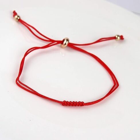 2-8 Pcs Red String Bracelet 7 Knots Kabbalah Protection Good Luck Thread Bracelets Handmade Cord Strand String Bracelets Adjustable Red String Fate Bracelets Couples Family Friends Bracelets in Kuwait