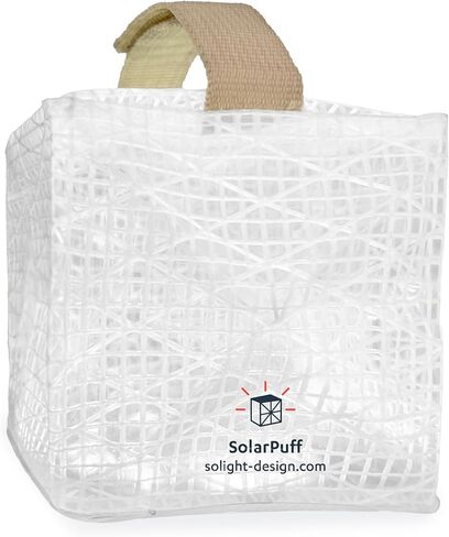 SOLIGHT-DESIGN - SOLARPUFF, Rechargeable Solar Lantern with Light Sensor - Collapsible LED Camping Lantern, Easy Open and Fold, No Inflating Needed, Extreme Weather (Hybrid) in Kuwait