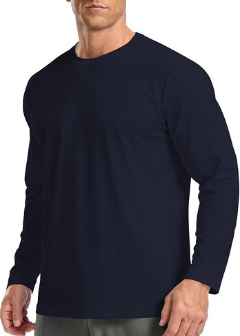 Fishing Shirts for Men UPF 50+ Rash Guard Quick Dry Long Sleeve Tee Shirts Moisture Wicking UV Sun Shirts QYY2410 in Kuwait