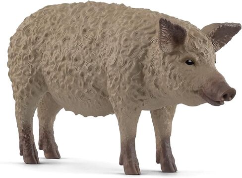 Schleich Farm World - Cute, 4" Mangalica Pig Toy for Kids. Realistic, Farm Animal Toys for Boys and Girls. Fun Educational Figure for Screen-Free, Imaginative Learning for Children Ages 3+ 14892 in Kuwait