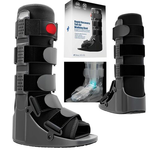 Rapid Recover Walking Boot – Medical-Grade Foot & Ankle Support with Adjustable Air Pump, Post-Op and Injury Recovery, Medium in Kuwait