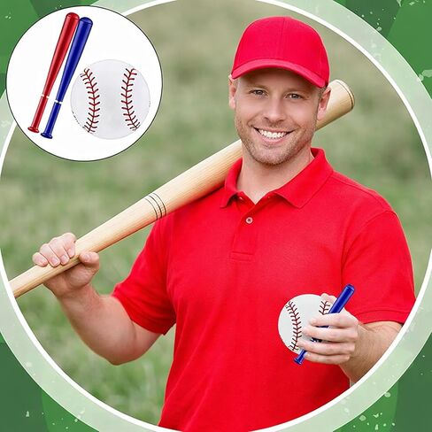 Estune 12 PCS Baseball Point Pens و 12 Pads Notesy Notes Cool Baseball Party Favors Mini Decorative Als Funny Sports Club Props Black Gel Ink لزملاء العمل في المكتب in Saudi Arabia