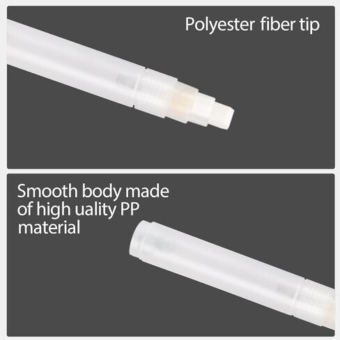 Empty Acrylic Paint Markers - Jumbo 11mm Chisel Tips, Refillable Application Tools for for Glue Crafts, Car Touch-Up, Watercolor Painting, DIY, and Graffiti Art & More Large Markers (2 Pcs/Pack) in Kuwait