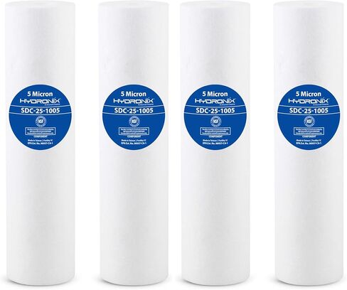 Hydronix SDC-25-1005 Whole House RO Reverse Osmosis Sediment Water Filter Cartridge 2.5" x 10" - 5 Micron in Saudi Arabia