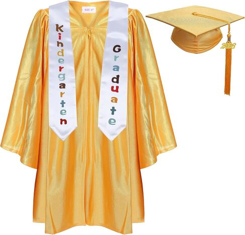 Newrara Kindergarten Graduation Cap and Gown Stole Package for Kids in Kuwait