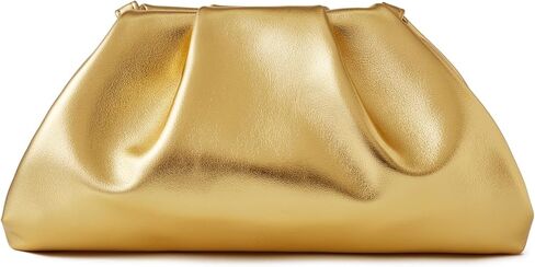 Dumpling Crossbody Bag for Women Cloud Evening Bag Detachable Shoulder Strap Clutch Purses Chain Top-handle Shoulder Bag(small gold) in Saudi Arabia