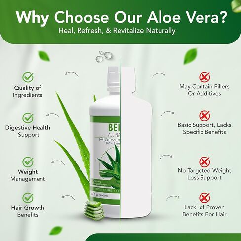 Bella All Natural Aloe Vera Juice (UnFlavored) 32 Oz in Kuwait