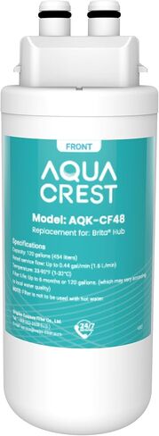 استبدال فلتر المياه أكوا كريست، بديل لنظام فلتر المياه القوي الفوري من بريتا هاب، 87340، 6 أشهر، عبوة من قطعة واحدة in Kuwait