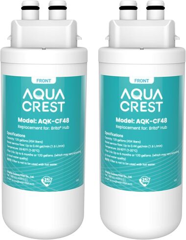 AQUA CREST Water Filter Replacement, Replacement for Brita® Hub Instant Powerful Countertop Water Filter System, 87340, 6 Months, Pack of 1 in Saudi Arabia