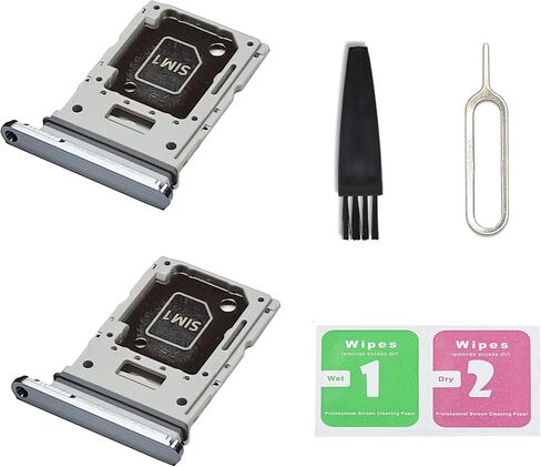 2 PCS for Galaxy A25 5G Dual SIM Card Tray Replacement, Dual SIM Card Slot Holder Compatible with Galaxy A25 5G (Optimistic Blue) in Saudi Arabia