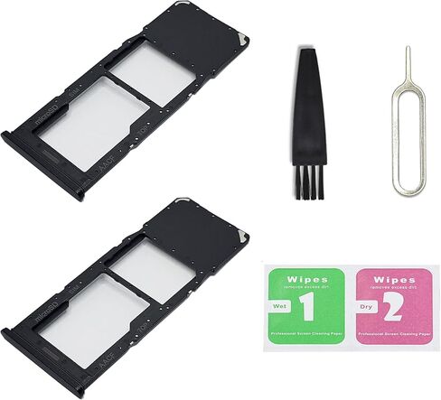 2 PCS for Galaxy A25 5G Dual SIM Card Tray Replacement, Dual SIM Card Slot Holder Compatible with Galaxy A25 5G (Optimistic Blue) in Saudi Arabia