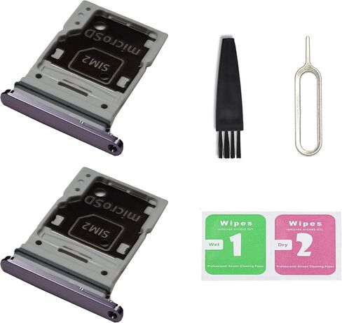 2 PCS for Galaxy A25 5G Dual SIM Card Tray Replacement, Dual SIM Card Slot Holder Compatible with Galaxy A25 5G (Optimistic Blue) in Saudi Arabia