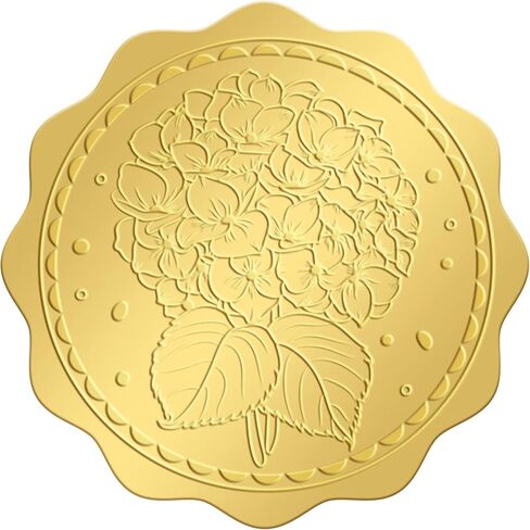 CRASPIRE 100pcs Gold Foil Stickers Embossed Certificate Seals Self-Adhesive Stickers Medal Decoration Stickers Certification Graduation Corporate Notary Seals Envelope (Sun) in Saudi Arabia