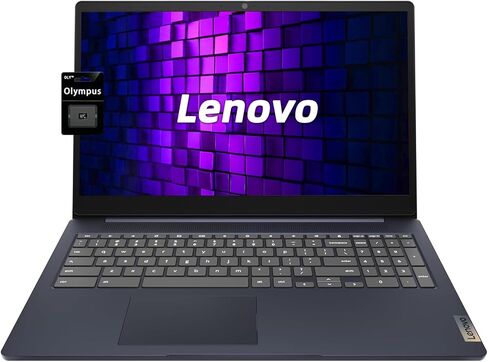 Lenovo 15.6"FHD Chromebook-Intel Quad-Core N4120(> N4020)4GB RAM,320GB Storage,(64GB eMMC+256GB SDCard),Home & Student Laptop,with Privacy camera,Wi-Fi6,HDMI1.4,Chrome OS,Long Battery Life,Artic Grey in Kuwait