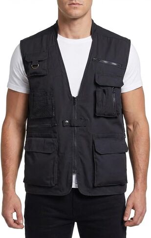 BACKBONE Mens Travel Fishing Hunting Camping Tactical Vest Safari Explorer Photographer Vest in Kuwait