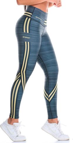 Drakon Colombian Workout high Waisted Leggings for Women | Compression Tight Crossfit Yoga Pants Many Styles in Kuwait