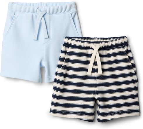 Amazon Essentials X Sofia Grainge Toddlers and Baby Boys 'Prow On Knit Shorts ، حزمة 2 in Kuwait
