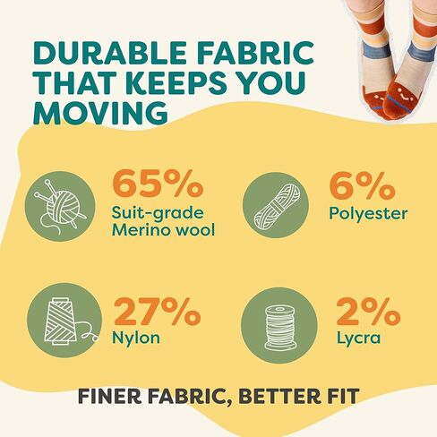 يناسب التنزه الخفيف - الطاقم: جوارب خارجية مبطنة للمشي لمسافات طويلة والتخييم والرحلات وصيد الأسماك، باللون الأزرق الداكن / رمادي فاتح، مقاس صغير in Kuwait