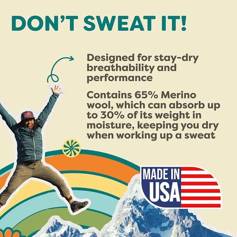 يناسب التنزه الخفيف - الطاقم: جوارب خارجية مبطنة للمشي لمسافات طويلة والتخييم والرحلات وصيد الأسماك، باللون الأزرق الداكن / رمادي فاتح، مقاس صغير in Kuwait