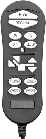 ZKAD-5 5 PIN LOFT كرسي عن بُعد فقط مناسبًا لمحركتين من كراسي الراحة الذهبية والراحة الفائقة مع زر 11 (تشمل الجلوس أو المنزل ، وليس الشفق) عن بُعد ، جهاز التحكم في اليد ، الجزء الخمس سنوات البديلة in Kuwait