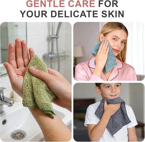 Premium Microfiber Cleaning Cloths 15 Pack, Microfiber Towels for Cars, Highly Absorbent, Reusable Cleaning Rags for Car, Household, Window, Kitchen, Grey/Pink/Green(12x12 inches) in Kuwait