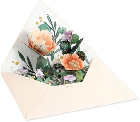 بطاقة المعايدة المنبثقة في Wildflower-Envelope- في أي وقت ، تهانينا ، شكرًا لك ، لمجرد التفكير فيك ، عيد الحب ، عيد الأم (من أجلك) in Kuwait