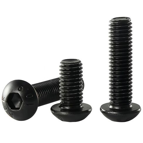 براغي غطاء مقبس رأس M10-1.5 × 75 مم، سبائك فولاذية درجة 10.9، محرك مقبس ألين، لمسة نهائية من أكسيد أسود، خيط كامل، الكمية 6 in Saudi Arabia