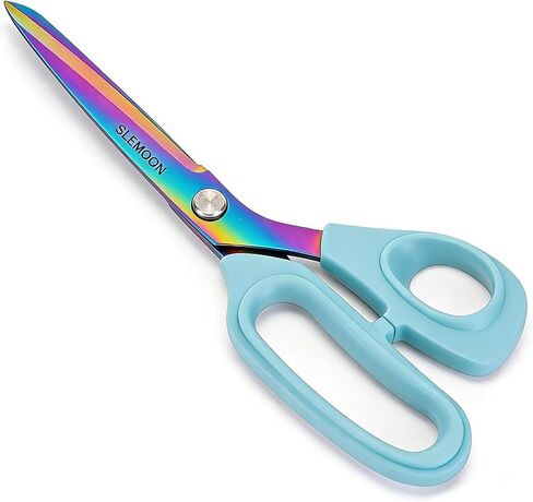 Tailor Scissors Heavy Duty 10 Inch, Multi-Purpose Titanium Coated Premium Stainless Steel Scissors, Comfort Grip Handles for Fabric, Leather, Sewing & Crafting in Saudi Arabia