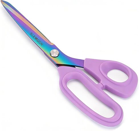 Tailor Scissors Heavy Duty 10 Inch, Multi-Purpose Titanium Coated Premium Stainless Steel Scissors, Comfort Grip Handles for Fabric, Leather, Sewing & Crafting in Saudi Arabia