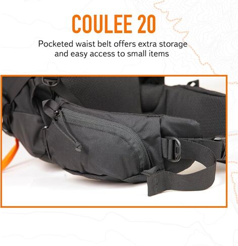 Mystery Ranch Coulee 30 Backpack - Lightweight Hiking Daypack, 30L, L/XL, Mineral Gray in Kuwait