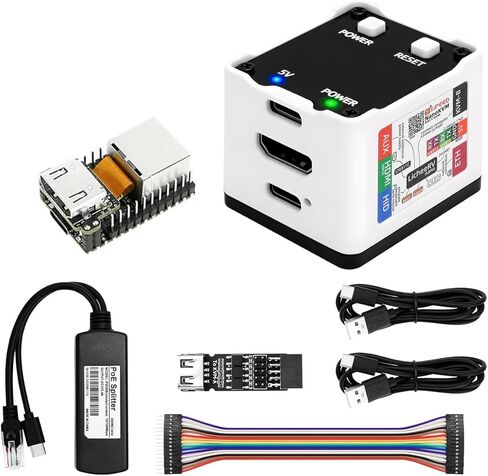 Sipeed Nanokvm IP-KVM Mini Remote Operation Operations Server ، 2GBIT 256MB DDR3 RISC-V Linux Development ، 1TOPS NPU 1GHZ C906 RISC-V CPU ، USB HDMI 100M Network Port (Nanokvm Lite SBC) in Kuwait