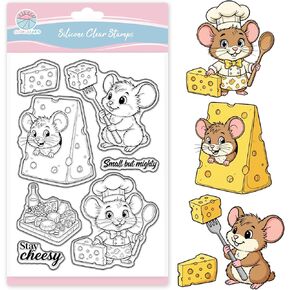 GLOBLELAND Farm Animals Clear Stamps for Card Making Cats Dog Sheep Pig Silicone Greetings Happy Birthday to You Transparent Stamps Seal for DIY Scrapbooking Embossing Photo Album Decor in Kuwait