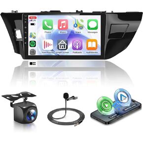 استريو لراديو السيارة مع Audio HIFI لتويوتا كورولا 2014-2017 مع Carplay/Android Auto ، 10.1 بوصة HD شاشة Android 13 رأس GPS WiFi Bluetooth FM/RDS EQ HD CAMERA in Kuwait