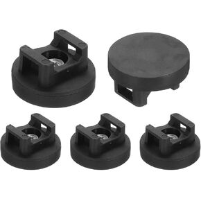 Dmiotech 15pcs Magnetic Zip Tie Mount ، 31 مم ديا ديا مقطوعات الكبلات المغناطيسية متعددة الأغراض حاملي المنظمات المشابك قاعدة سرج نوع لإدارة قناة أنابيب الأسلاك ، الأسود ، in Kuwait
