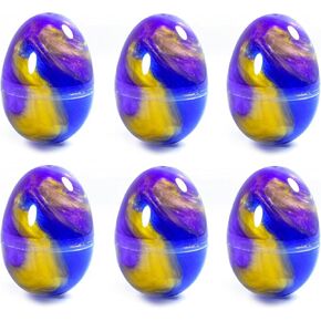 6 Pack Galaxy Slime Egg Set, Vibrant Cosmic-Themed Party Favors, Easter Slime Kit for Girls Boys,Sensory Toys for Kids, Birthday Goodie Bag Fillers, and Classroom Rewards, Stretchy and Mess-Free in Kuwait