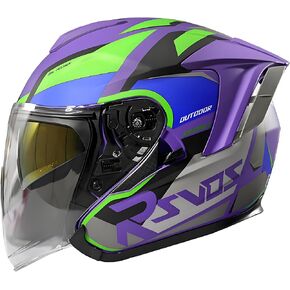 خوذة SanQing للدراجة النارية مفتوحة الوجه معتمدة من DOT خوذات نصف 3/4 للدراجات النارية والسكوتر والسائقين البالغين للرجال والنساء in Kuwait