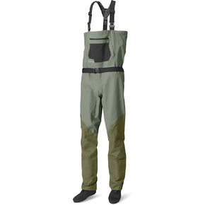 Orvis Clearwater Bootfoot Wader for Men - Durable & Waterproof Fishing Gear with Integrated Boots & Breathable Fabric, Sagebrush - X-Large / 12 in Saudi Arabia