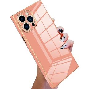KANGHAR Case Compatible with iPhone 16 Pro Luxury Cute Plating Design Case Full-Body Anti-Scratch Shockproof Bumper Protective Cover for iPhone 16 Pro 6.3 Inch White in Kuwait