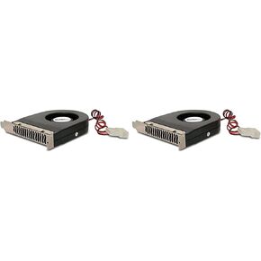 StarTech.com 2 Pack Desktop Computer Fans, 12V 1.8W, 6.61 Inches, Black Plastic, 32 dBA, 2200 RPM, LP4 Connector, Compatible with Desktop Cases in Kuwait