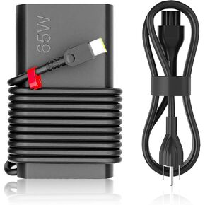 2025 New Slim 65W 45W USB C Laptop Charger Replacement for Lenovo Yoga Thinkpad IdeaPad Chromebook Computer Fast Charging Type C AC Adapter Power Cord Supply in Kuwait