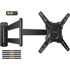 Perlegear Long Arm TV Wall Mount for 26-65 inch TVs up to 100 lbs, Corner TV Mount Bracket with 31.65" Extension, Swivel, Tilt Articulating Arms, Full Motion TV Wall Mount, Max VESA 400x400mm PGMF25B in Kuwait